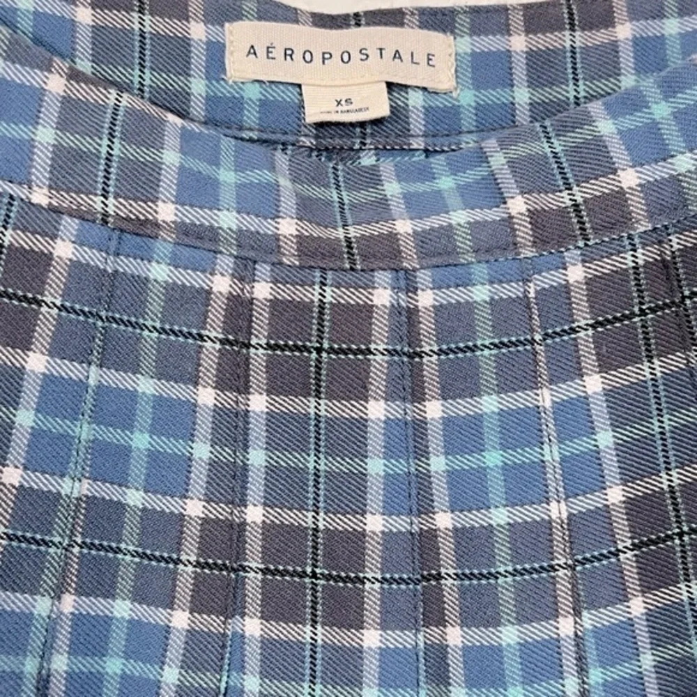 Aeropostale Plaid Pleated Micro Mini Skirt Size XS